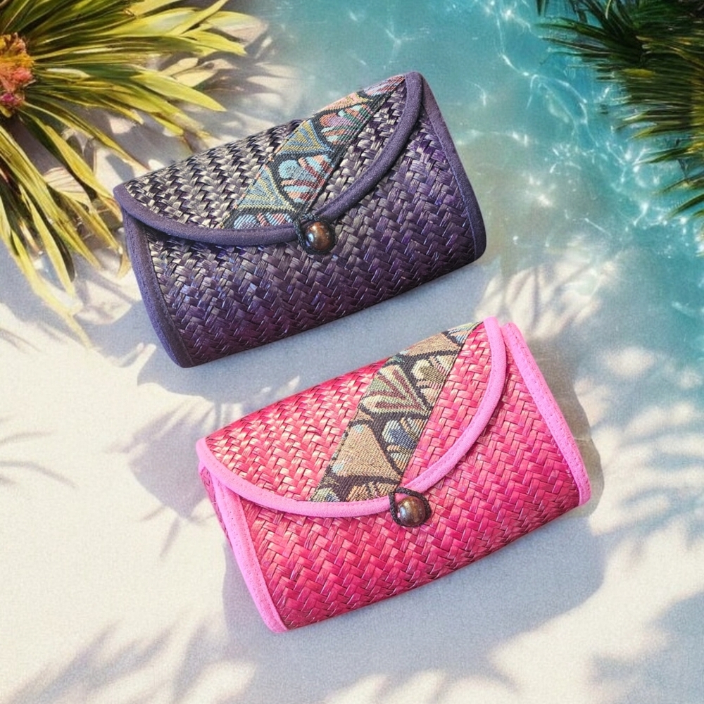 Raffia Purse